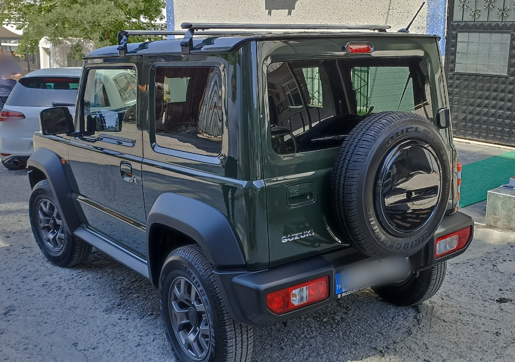 Suzuki Jimny 3 Roof Rack Bars For Vehicles With Rain gutters Silver Color Suzuki Jimny 3 Roof Rack Bars For Vehicles With Rain gutters Silver Color